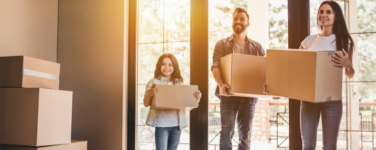 Happy couple buys a new home using Wells Fargo Mortgage